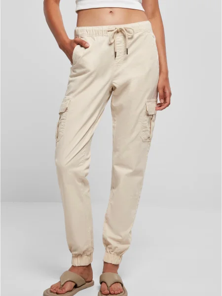 Urban Classics Pantaloni cu alb