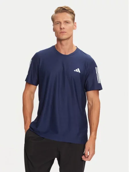 ADIDAS PERFORMANCE Tehnička sportska majica Own the Run tamno plava bijela