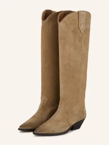 Isabel Marant Kozačky Denvee khaki