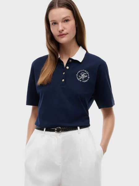 Поло Tommy Hilfiger синє