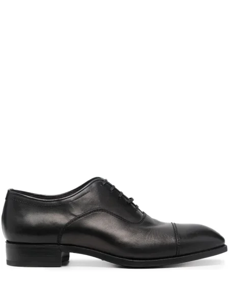 Oxford Lidfort din piele negru