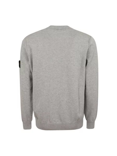 Sweter Stone Island z kamieniami szary