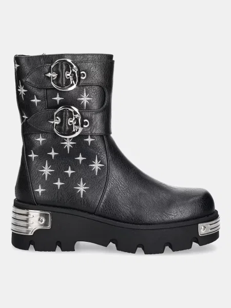 Утепленные ботинки Koi Footwear на платформе черные