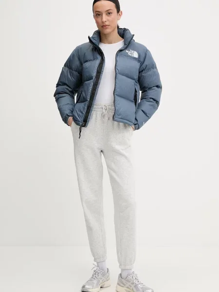 Μπουφάν με επένδυση από πούπουλα The North Face RETRO NUPTSE μπλε