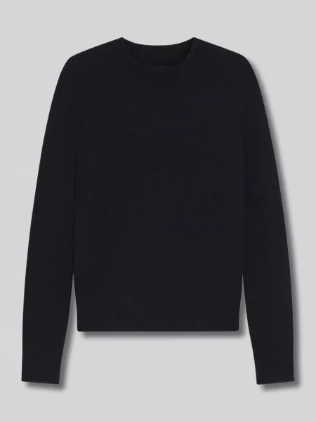 Sweter o kroju regular fit z dzianiny z mieszanki wełny z dodatkiem wełny z alpaki model ‘C_FESPERANASY’ Boss Orange pomarańczowy
