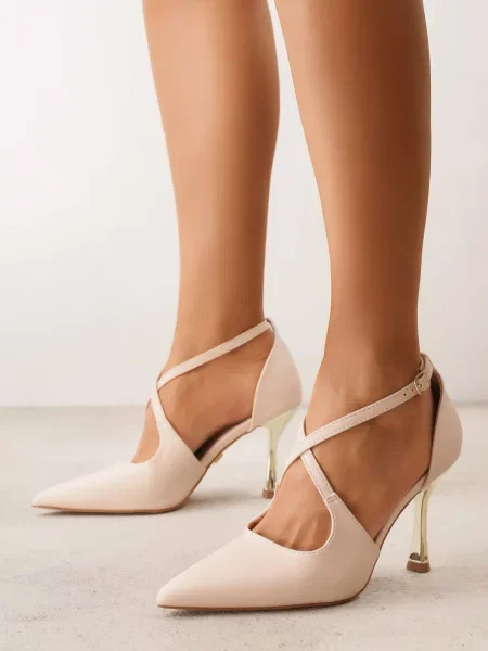 Pantofi stiletto Dalimara bej