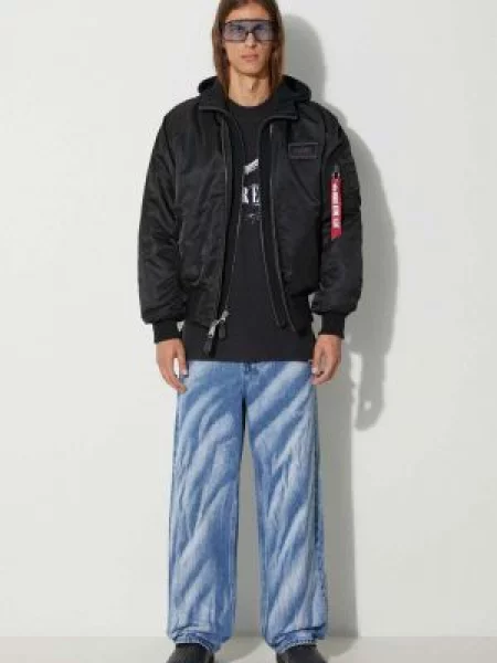 Μπουφάν Alpha Industries D-Tec μαύρο