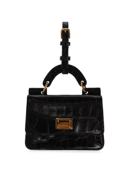 Portofel Dolce & Gabbana din piele cu autograf negru