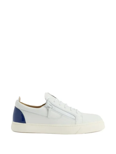 Sneakerși Giuseppe Zanotti Frankie din piele alb