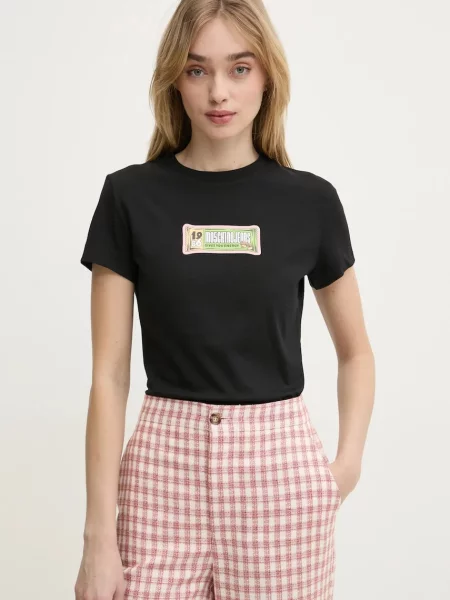 Moschino Jeans t-shirt czarny