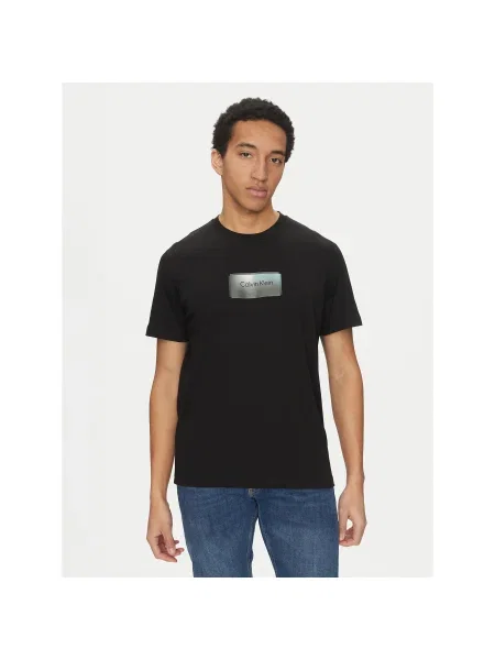 Calvin Klein Póló Regular Fit fekete