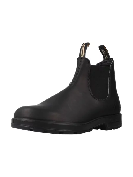Trampki Blundstone skórzane z logo czarne
