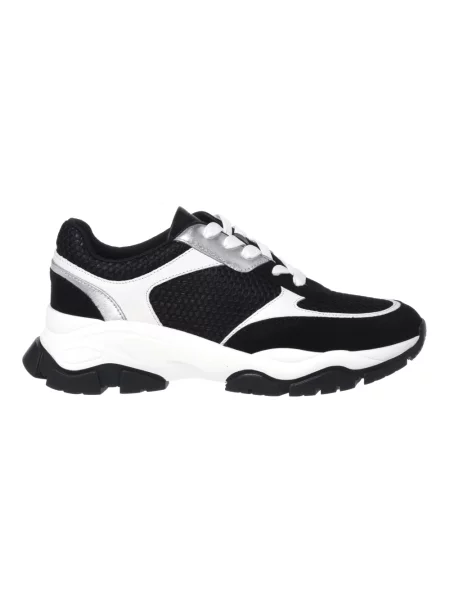 Sneakersy Baldinini zamszowe czarne