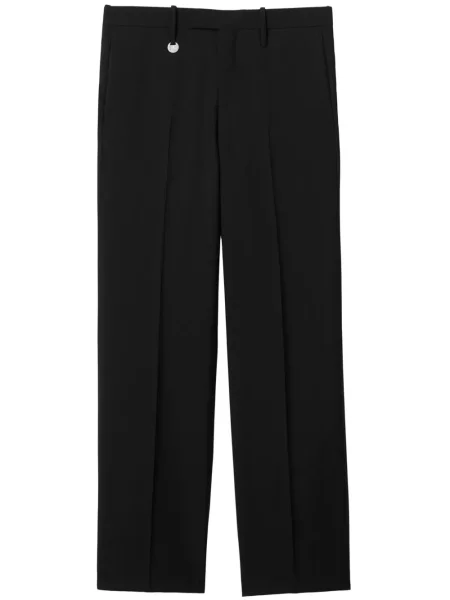Pantaloni Burberry de lână negru