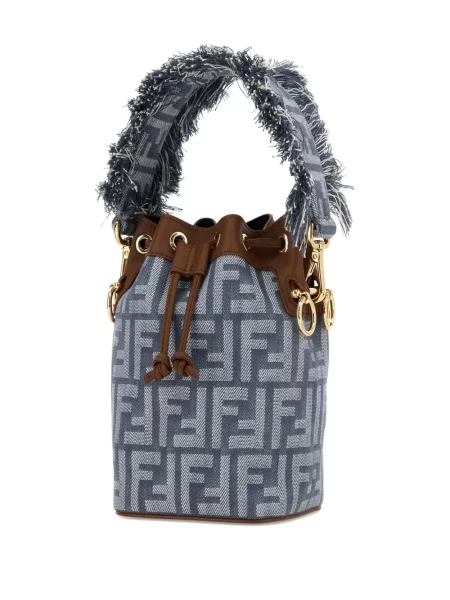 Τσαντα bucket Fendi Mon tresor μπλε