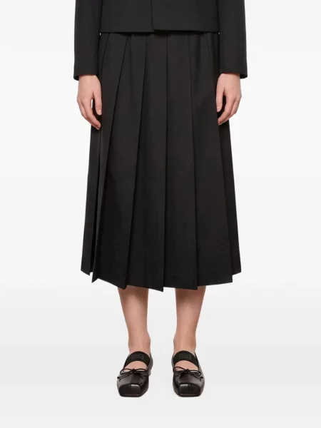 Midi sukňa Comme Des Garçons Girl čierna