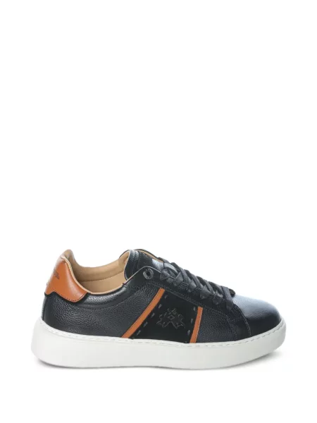 Sneakerși La Martina din piele negru