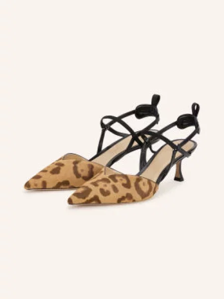 Fendi Czółenka Typu Slingback Very Colibrì braun brązowa