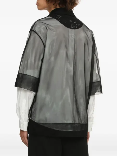 Cămașă Simone Rocha plasă negru