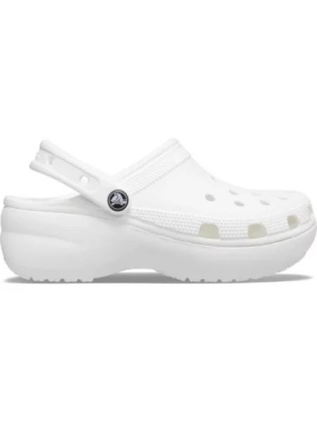 Klapki Crocs na platformie klasyczne czarne