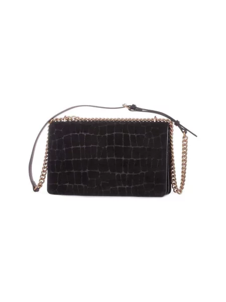 Pinko Geantă pe umăr LOVE ONE MINI DC | piele întoarsă negru