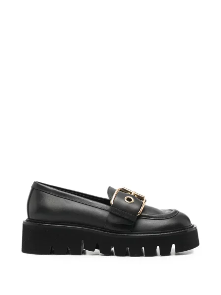 Pantofi loafer Agl cu cataramă negru