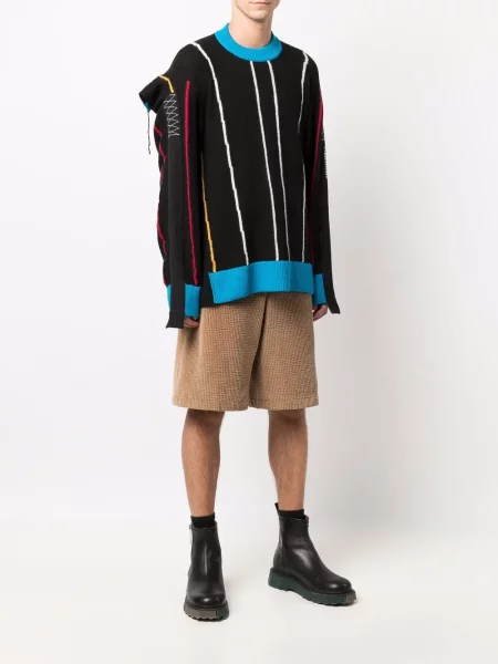 Dzianinowy sweter Ambush czarny