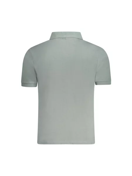 Lniana koszulka polo North Sails z krótkim rękawem zielona