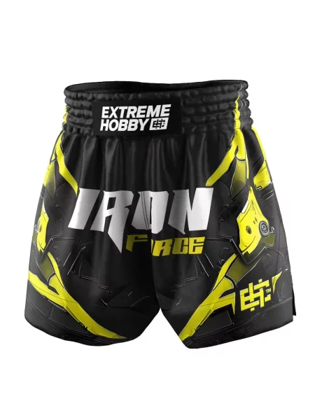 Spodenki Muay Thai EXTREME HOBBY IRON FORCE żółte