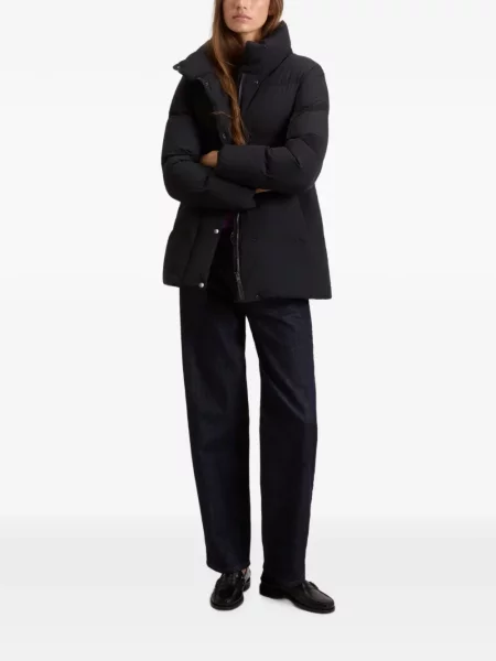 Matlasat palton Woolrich negru