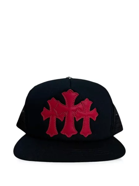 Șapcă Chrome Hearts cu motiv cu inimi negru