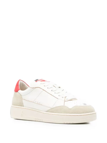 Sneakerși Patrizia Pepe din piele de căprioară alb