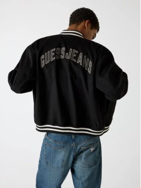 Bunda pro přechodné období Guess Jeans černá