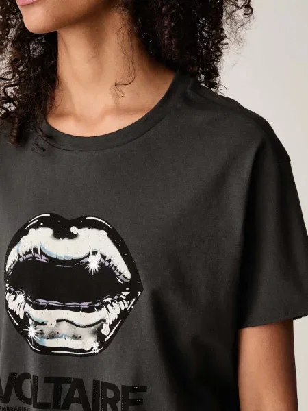 Zadig&Voltaire Póló Tommer fekete