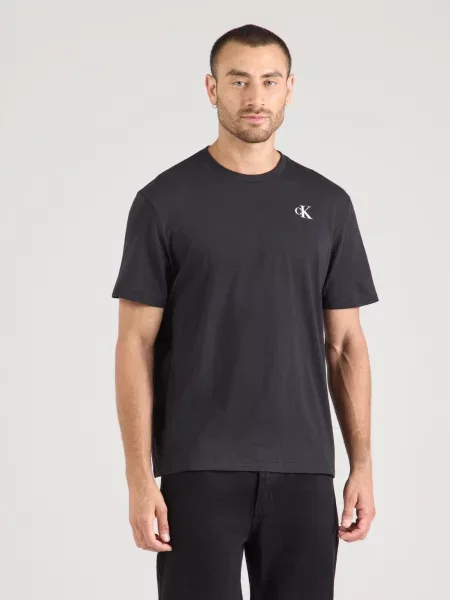 Calvin Klein Jeans Tričko / biela čierna