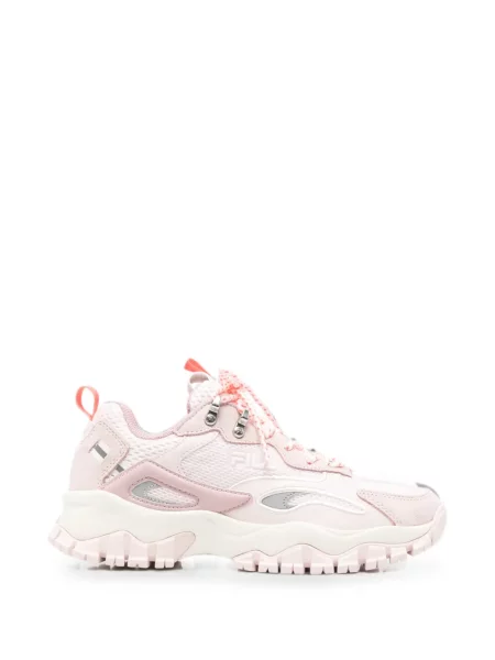 Sneakerși Fila Ray tracer cu șireturi din dantelă roz