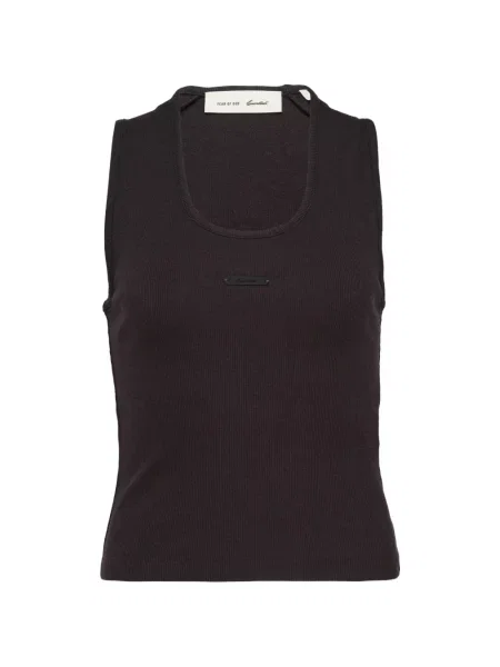 Tílko Fear Of God Essentials s autogramem černé