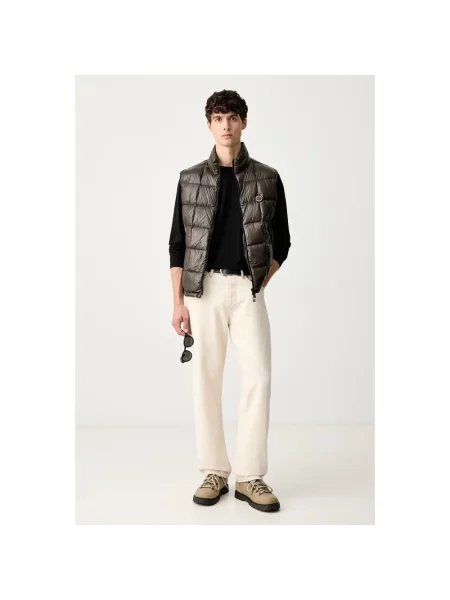 Kamizelka puchowa Armani Exchange zielona