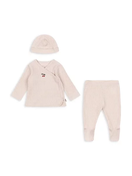 Konges Sløjd compleu pentru copii TAKE-ME-HOME SET GOTS roz