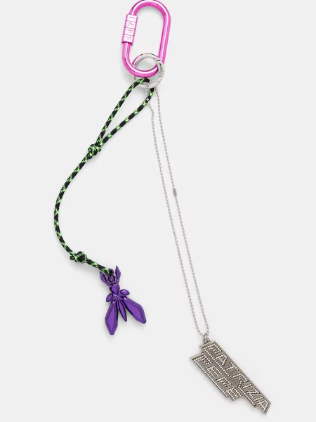 Obesek za ključe Patrizia Pepe vijolična