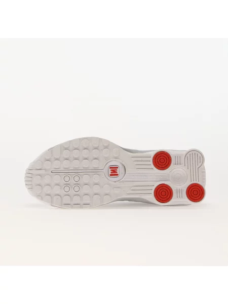 Сникърси Nike W Shox R4 White/ White-Metallic Silver-Max Orange EUR бяло