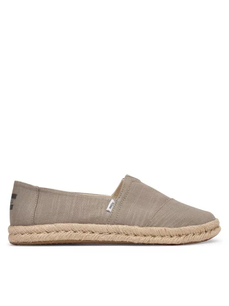 TOMS Espadrile greige zelena
