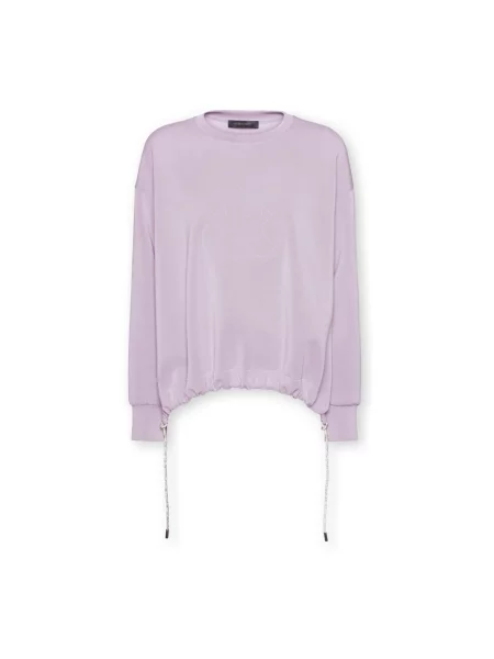 Bluza Elena Miro' z logo fioletowa