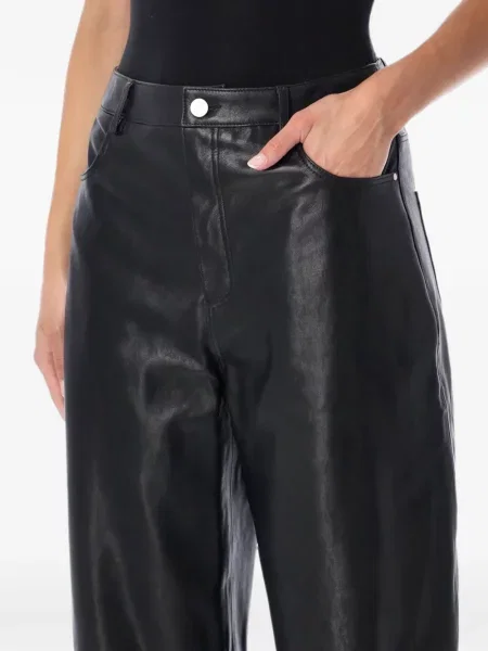 Pantaloni Arma din piele negru