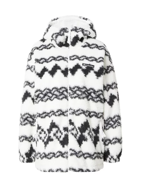 COLUMBIA Jachetă fleece funcțională Rare Escape negru alb