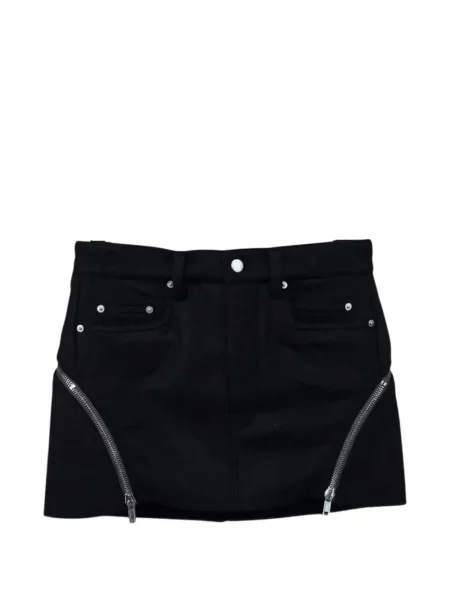Fustă din denim Rick Owens negru