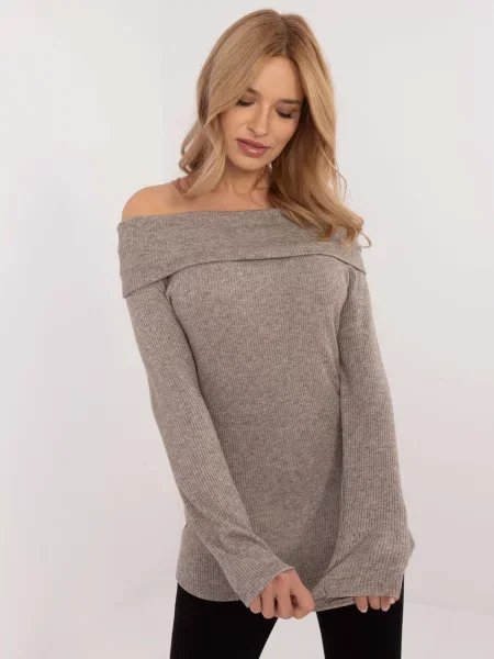 Pulover Fashionhunters bej