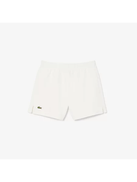 Lacoste Spodenki Dwustronne Pikowane białe