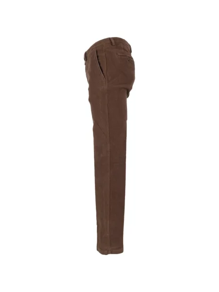 Pantaloni Briglia 1949 de catifea cord maro