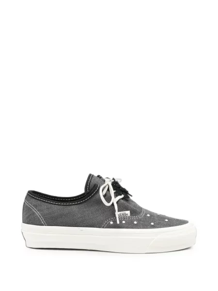 Φλοράλ sneakers Vans με μαργαριτάρια μαύρο